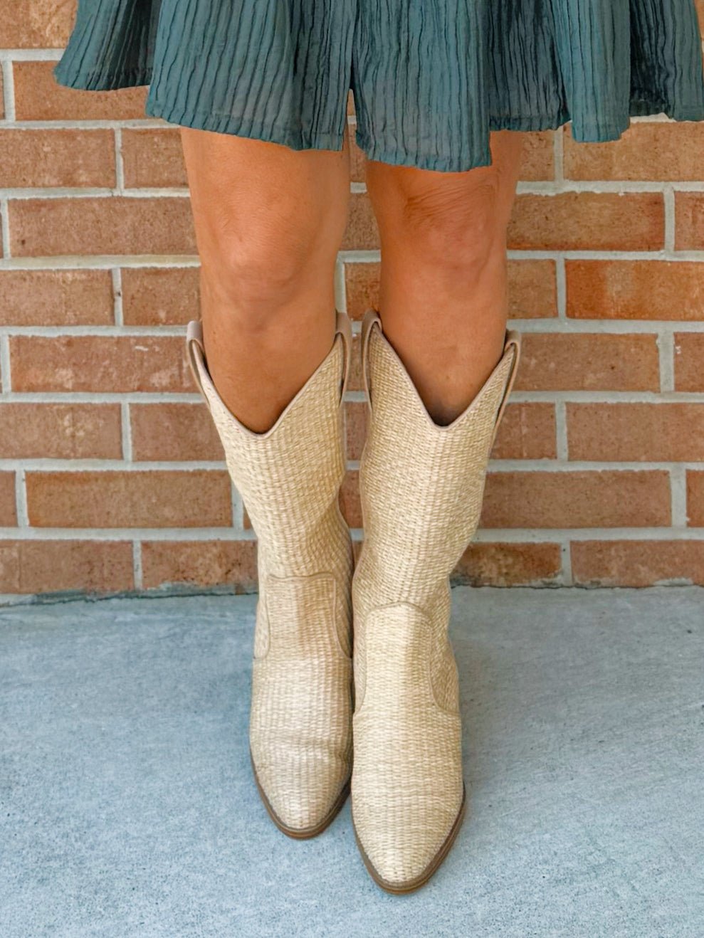 Mia Jenah Natural Western Boot - Jessi Jayne Boutique