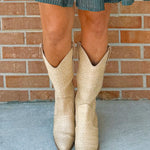 Mia Jenah Natural Western Boot - Jessi Jayne Boutique