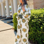 Florencia Wide Leg Long Sleeve Floral Set - Jessi Jayne Boutique