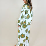 Florencia Wide Leg Long Sleeve Floral Set - Jessi Jayne Boutique
