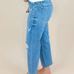 Judy Blue Everyday Edge Crop High Waist Wide Leg Jeans - Jessi Jayne Boutique