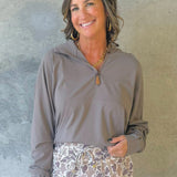 Birdie Quarter Zip Pullover - Jessi Jayne Boutique