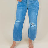 Judy Blue Everyday Edge Crop High Waist Wide Leg Jeans - Jessi Jayne Boutique