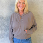 Birdie Quarter Zip Pullover - Jessi Jayne Boutique