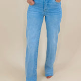 Risen On Point Straight Leg Jeans - Jessi Jayne Boutique