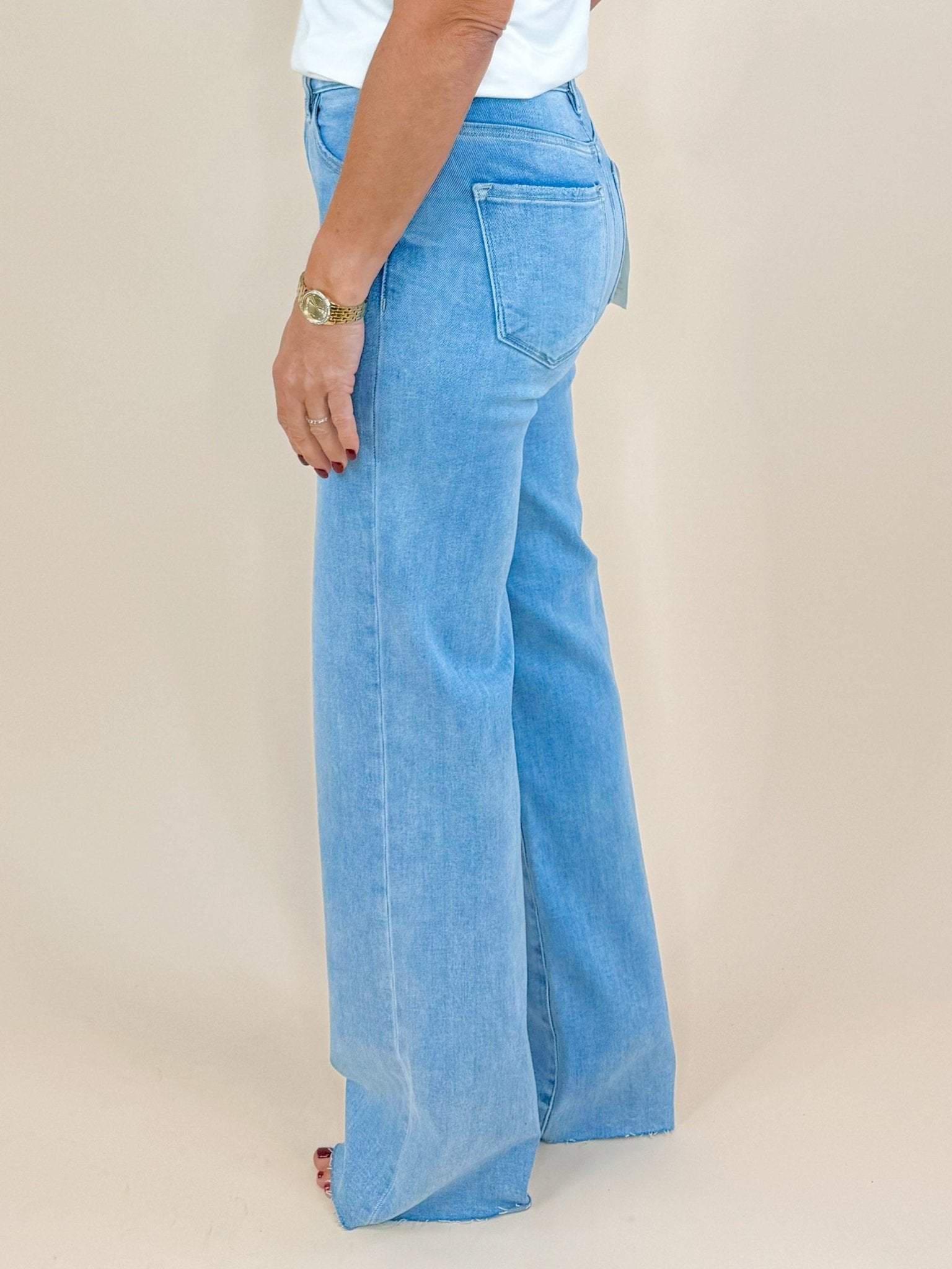 Risen On Point Straight Leg Jeans - Jessi Jayne Boutique