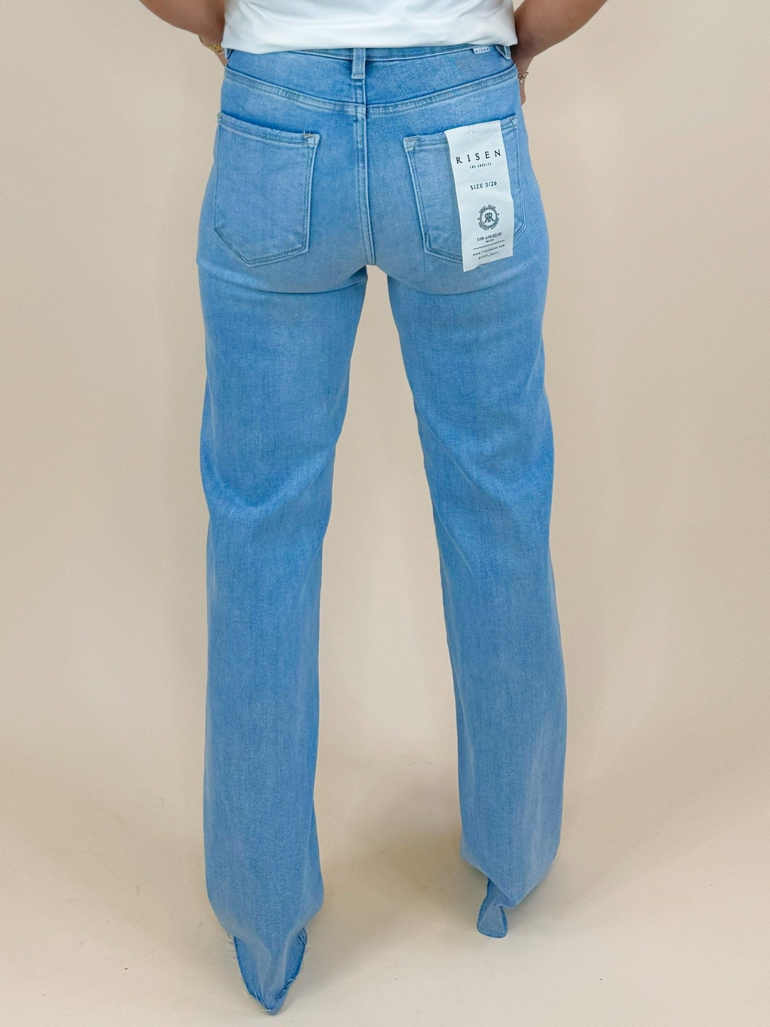 Risen On Point Straight Leg Jeans - Jessi Jayne Boutique