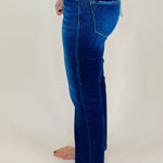 Risen As Always High Rise Cropped Straight Leg Jeans - Jessi Jayne Boutique