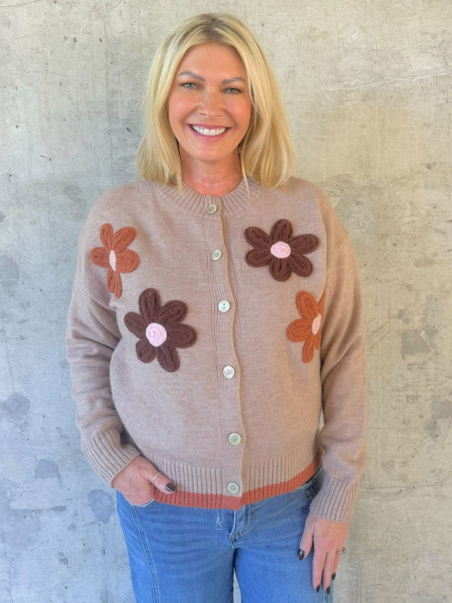 Wildflower Bloom Cropped Cardigan - Jessi Jayne Boutique