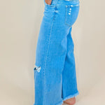 Vervet Haven High Rise Crop Wide Leg Jeans - Jessi Jayne Boutique