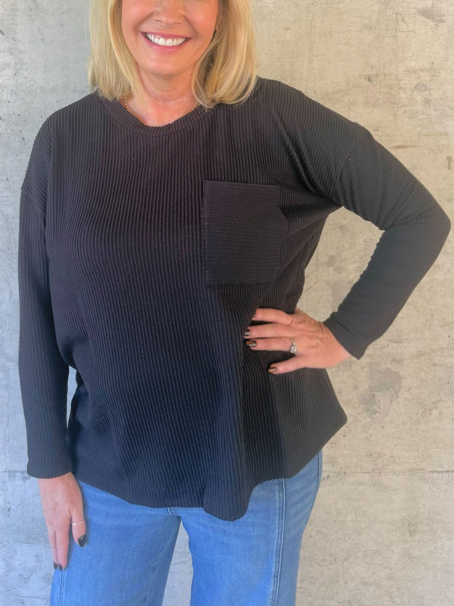 Simply Soft Ribbed Top - Jessi Jayne Boutique