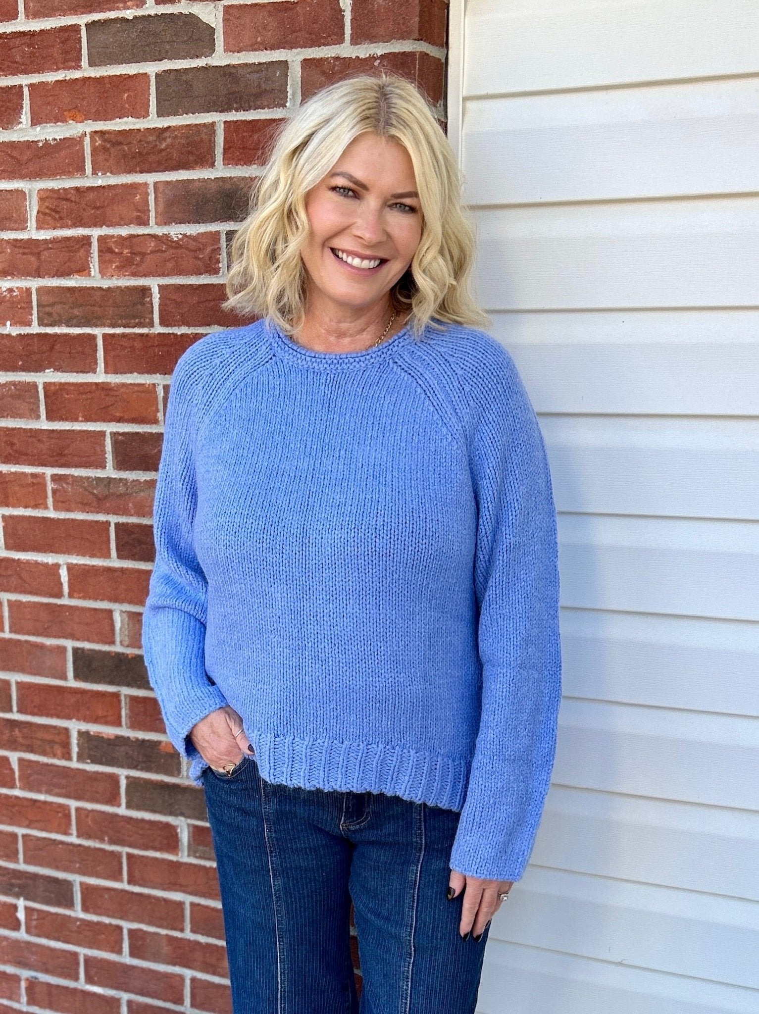 Periwinkle Dream Sweater - Jessi Jayne Boutique