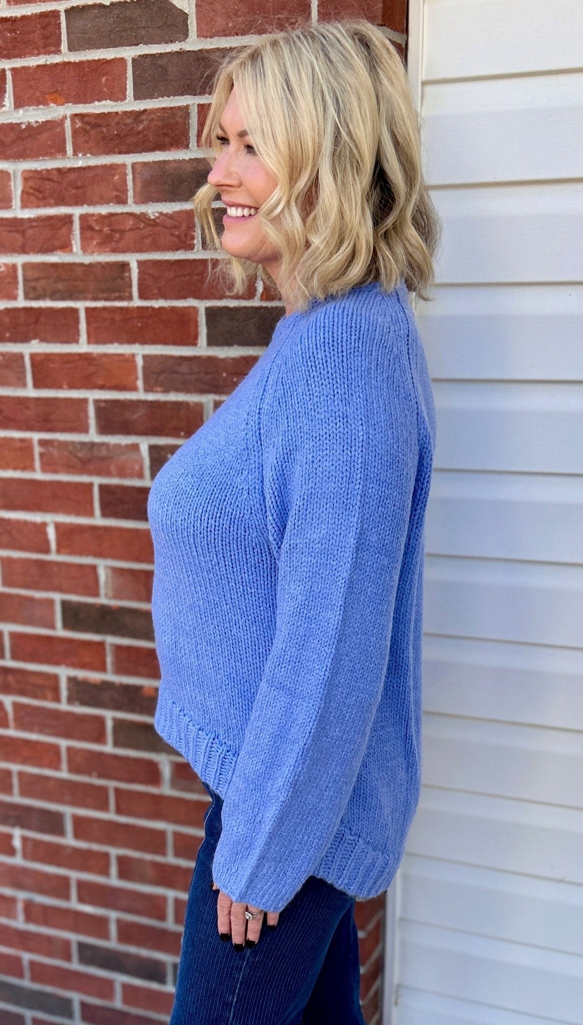 Periwinkle Dream Sweater - Jessi Jayne Boutique