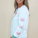 Santa’s Wink Long Sleeve Top - Jessi Jayne Boutique