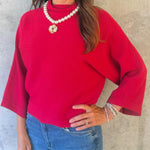 Ruby Ribbed Dolman Top - Jessi Jayne Boutique