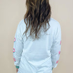 Santa’s Wink Long Sleeve Top - Jessi Jayne Boutique