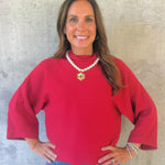 Ruby Ribbed Dolman Top - Jessi Jayne Boutique