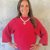 Ruby Ribbed Dolman Top - Jessi Jayne Boutique
