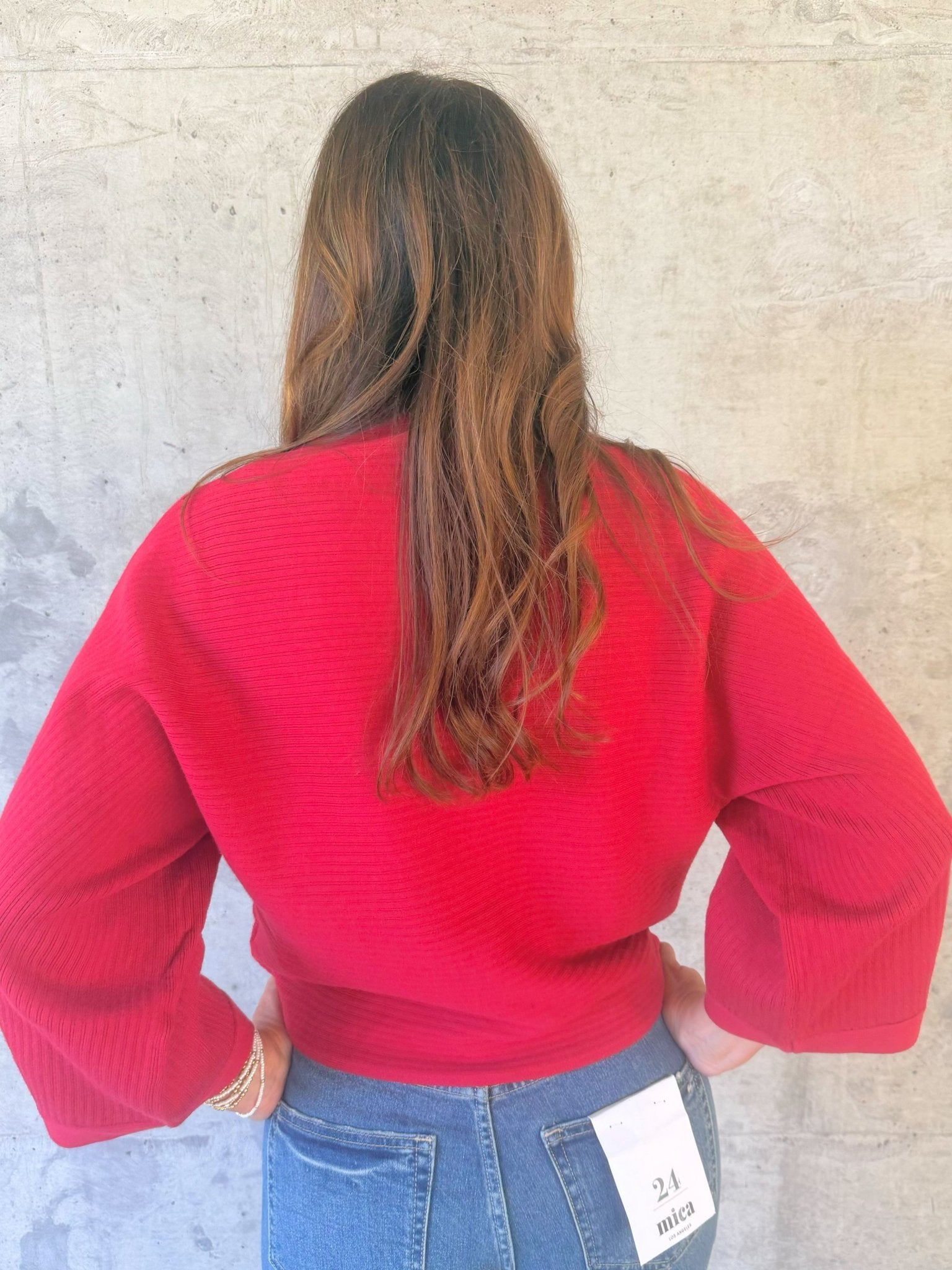 Ruby Ribbed Dolman Top - Jessi Jayne Boutique