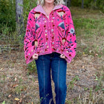 Pretty in Pink Velvet Jacket - Jessi Jayne Boutique