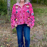 Pretty in Pink Velvet Jacket - Jessi Jayne Boutique