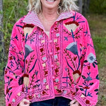 Pretty in Pink Velvet Jacket - Jessi Jayne Boutique