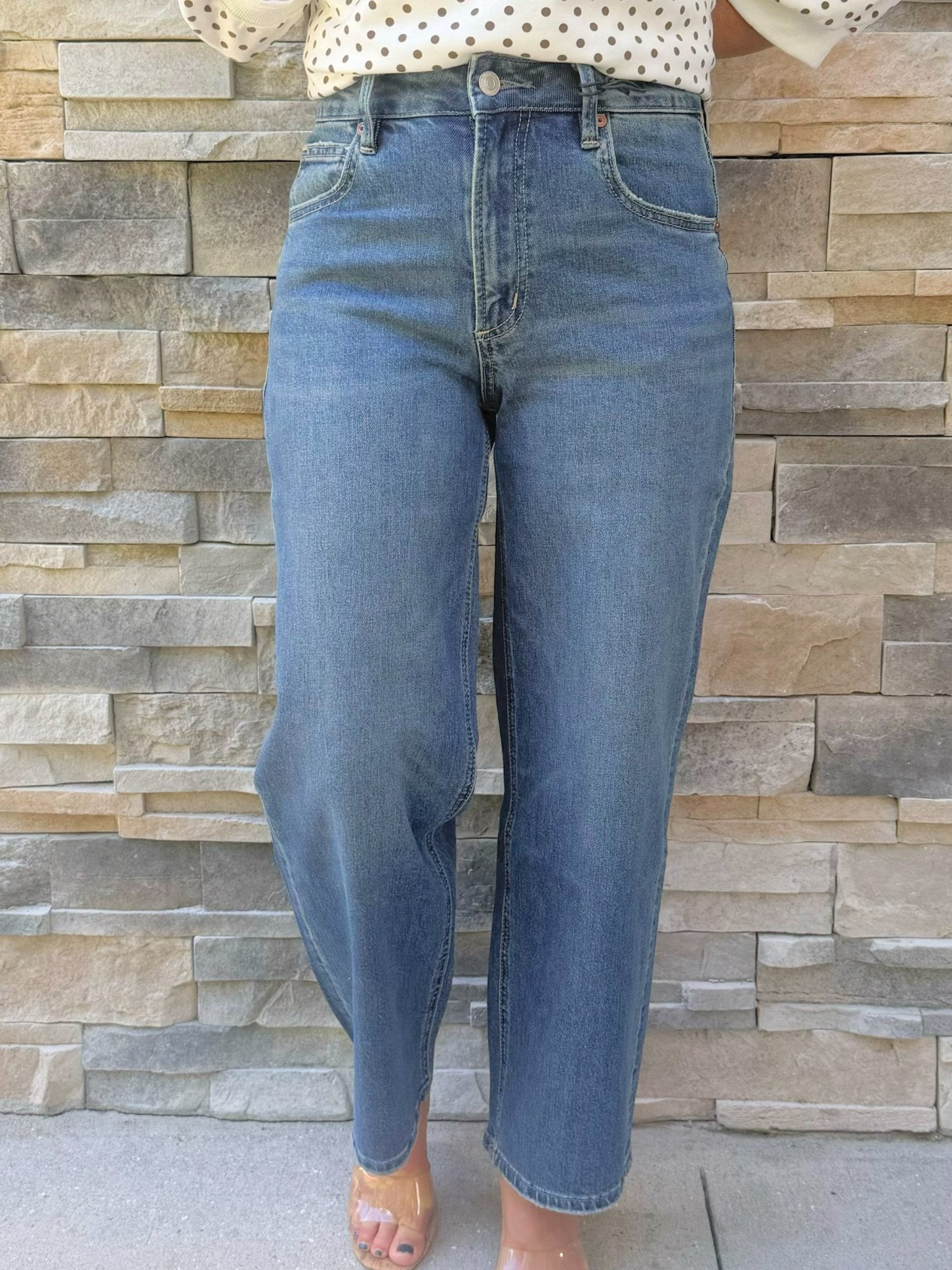 Mica Hometown High-Rise Straight Ankle Jean - Jessi Jayne Boutique