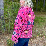 Pretty in Pink Velvet Jacket - Jessi Jayne Boutique