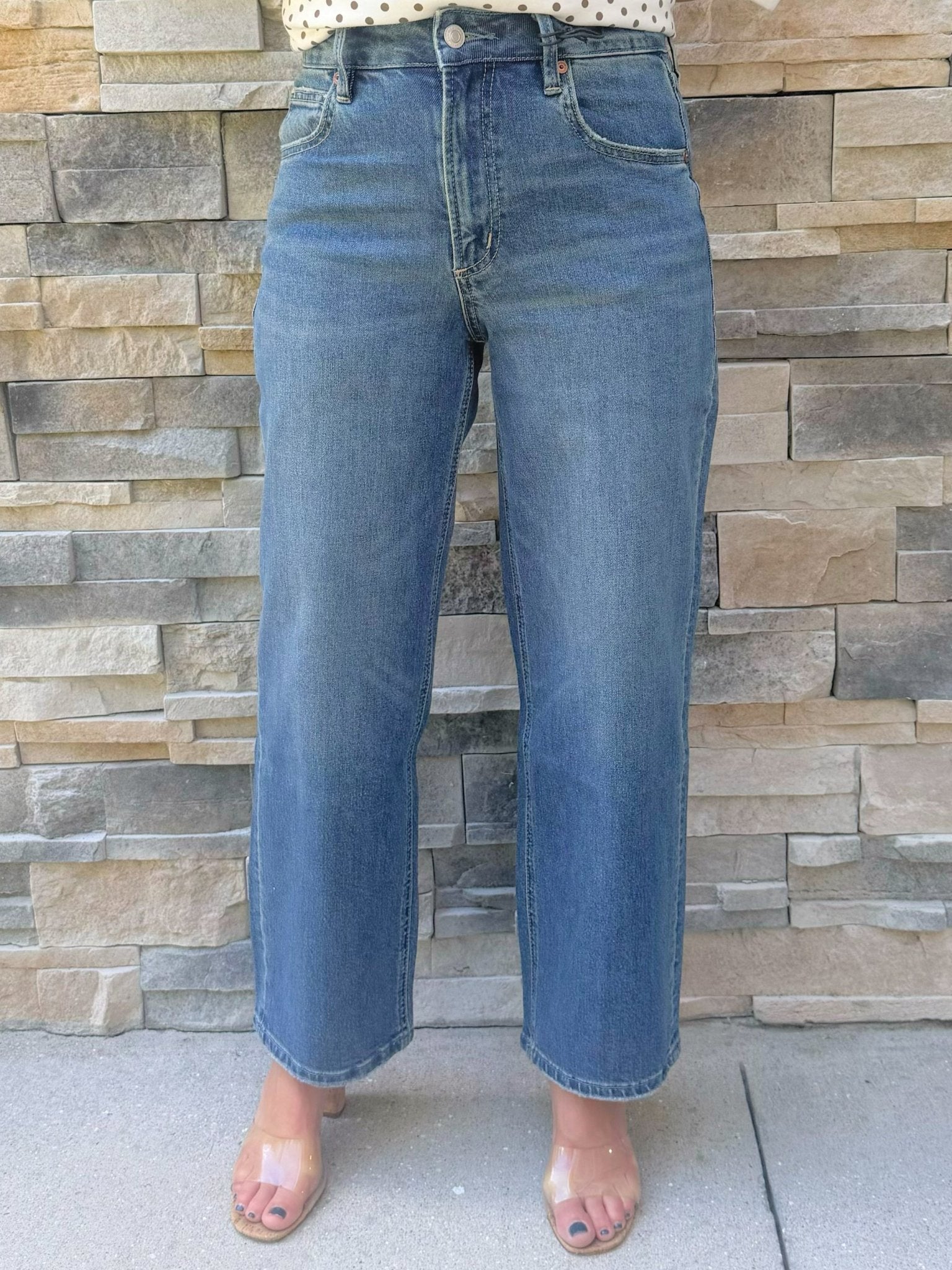Mica Hometown High-Rise Straight Ankle Jean - Jessi Jayne Boutique