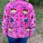Pretty in Pink Velvet Jacket - Jessi Jayne Boutique