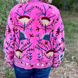 Pretty in Pink Velvet Jacket - Jessi Jayne Boutique
