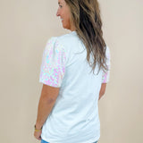 Sparkle & Shine Sequin Sleeve Top - Jessi Jayne Boutique
