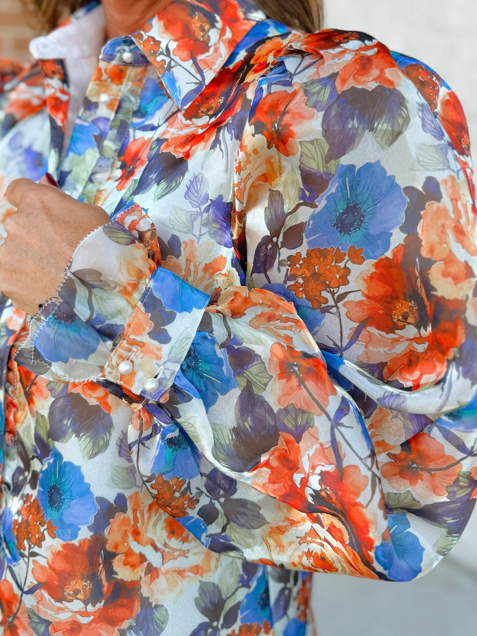 The Maren Floral Blousr - Jessi Jayne Boutique