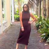 Chocolate Bliss Ribbed Knit Two-Piece Set - Jessi Jayne Boutique
