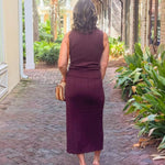 Chocolate Bliss Ribbed Knit Two-Piece Set - Jessi Jayne Boutique