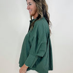 Mara Textured Button Down Shirt - Jessi Jayne Boutique