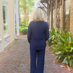 Navy Serenity Pant Set - Jessi Jayne Boutique
