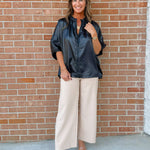 Selene Croc - Texture Zip Top - Jessi Jayne Boutique
