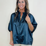 Selene Croc - Texture Zip Top - Jessi Jayne Boutique