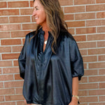 Selene Croc - Texture Zip Top - Jessi Jayne Boutique