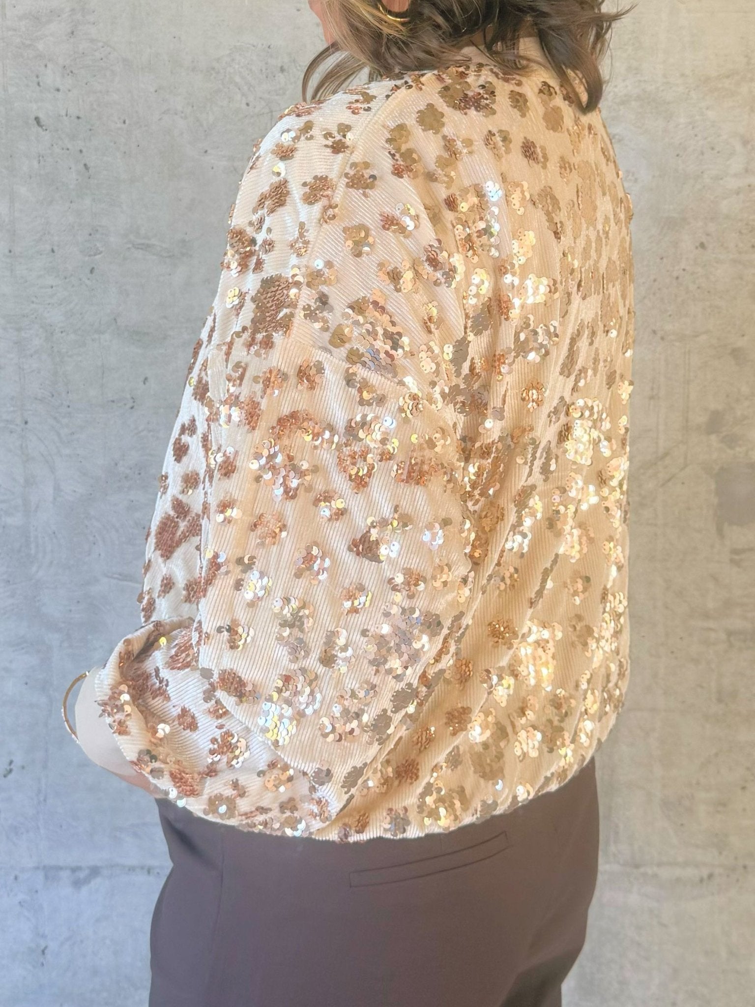Golden Hour Sequin Top - Jessi Jayne Boutique