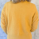 Mustard Mood Turtleneck Sweater - Jessi Jayne Boutique