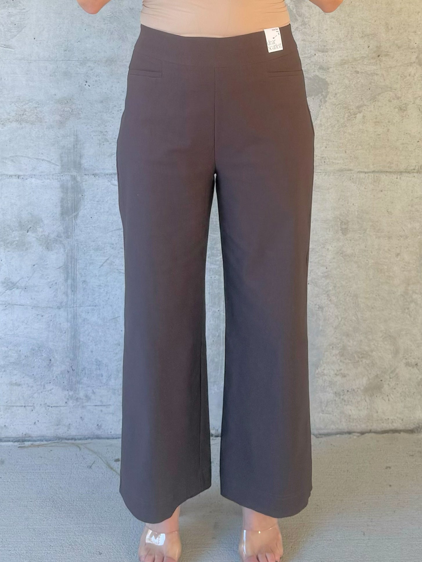 Espresso Avenue Wide Leg Pants - Jessi Jayne Boutique