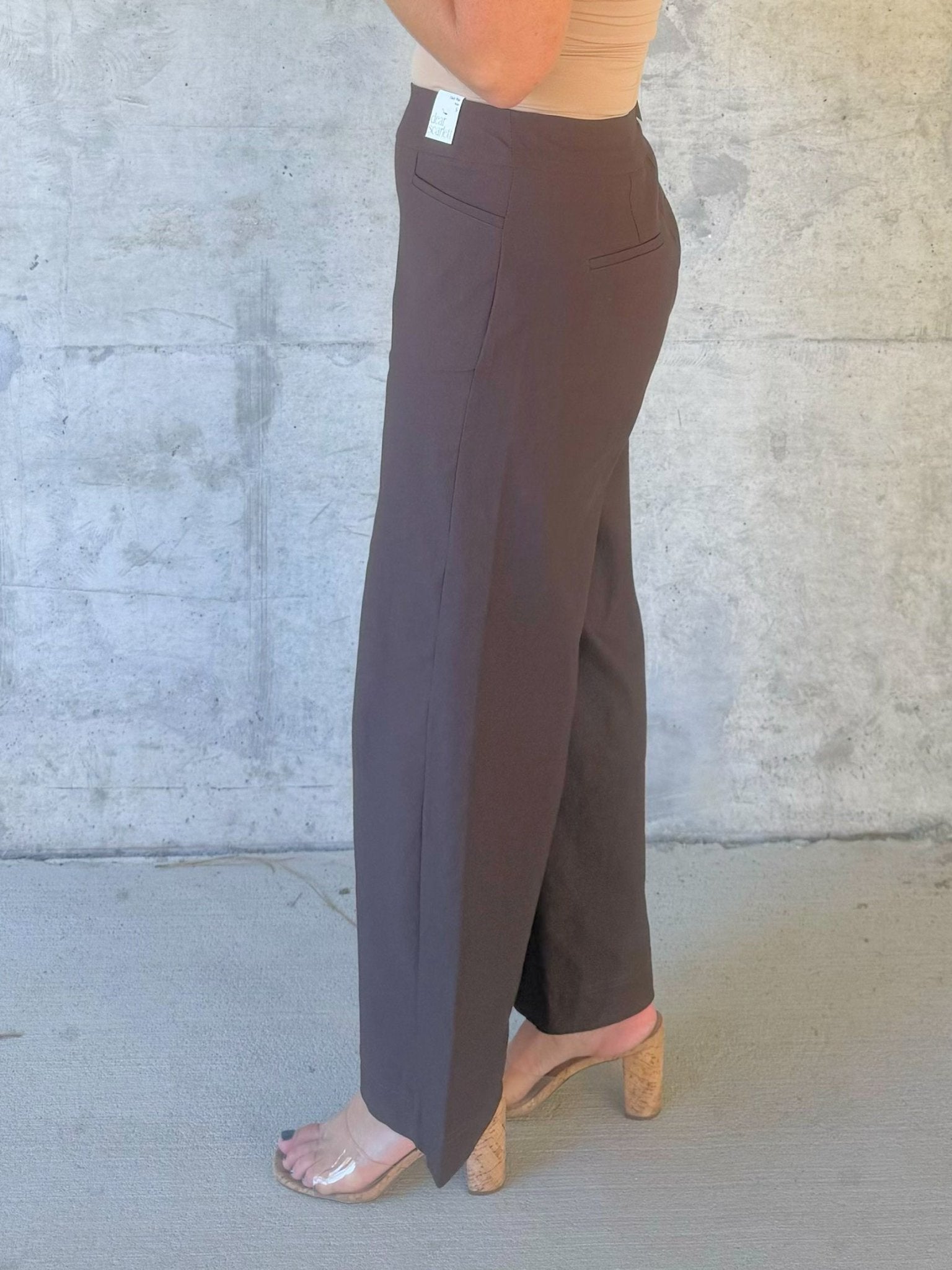Espresso Avenue Wide Leg Pants - Jessi Jayne Boutique