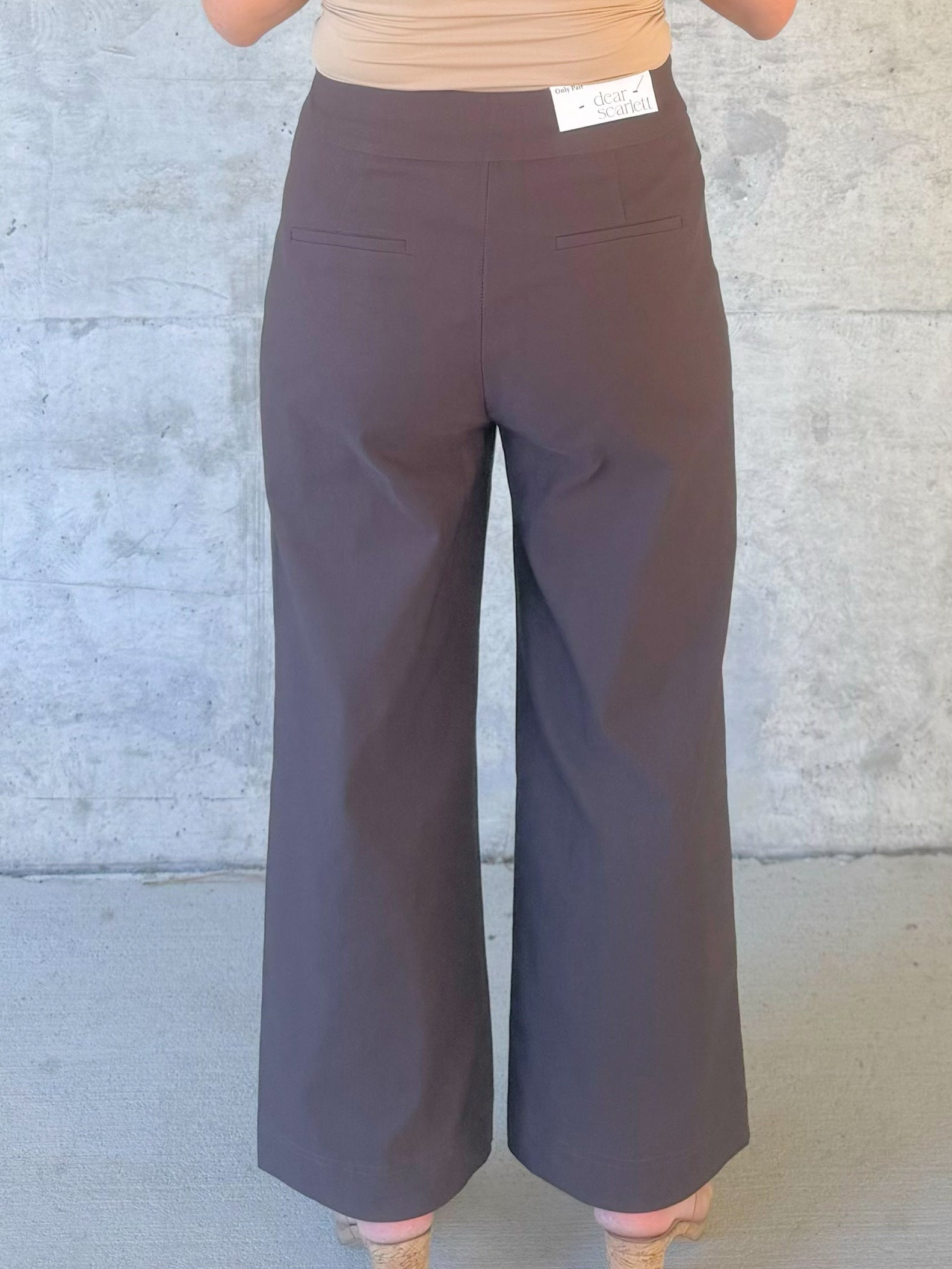 Espresso Avenue Wide Leg Pants - Jessi Jayne Boutique