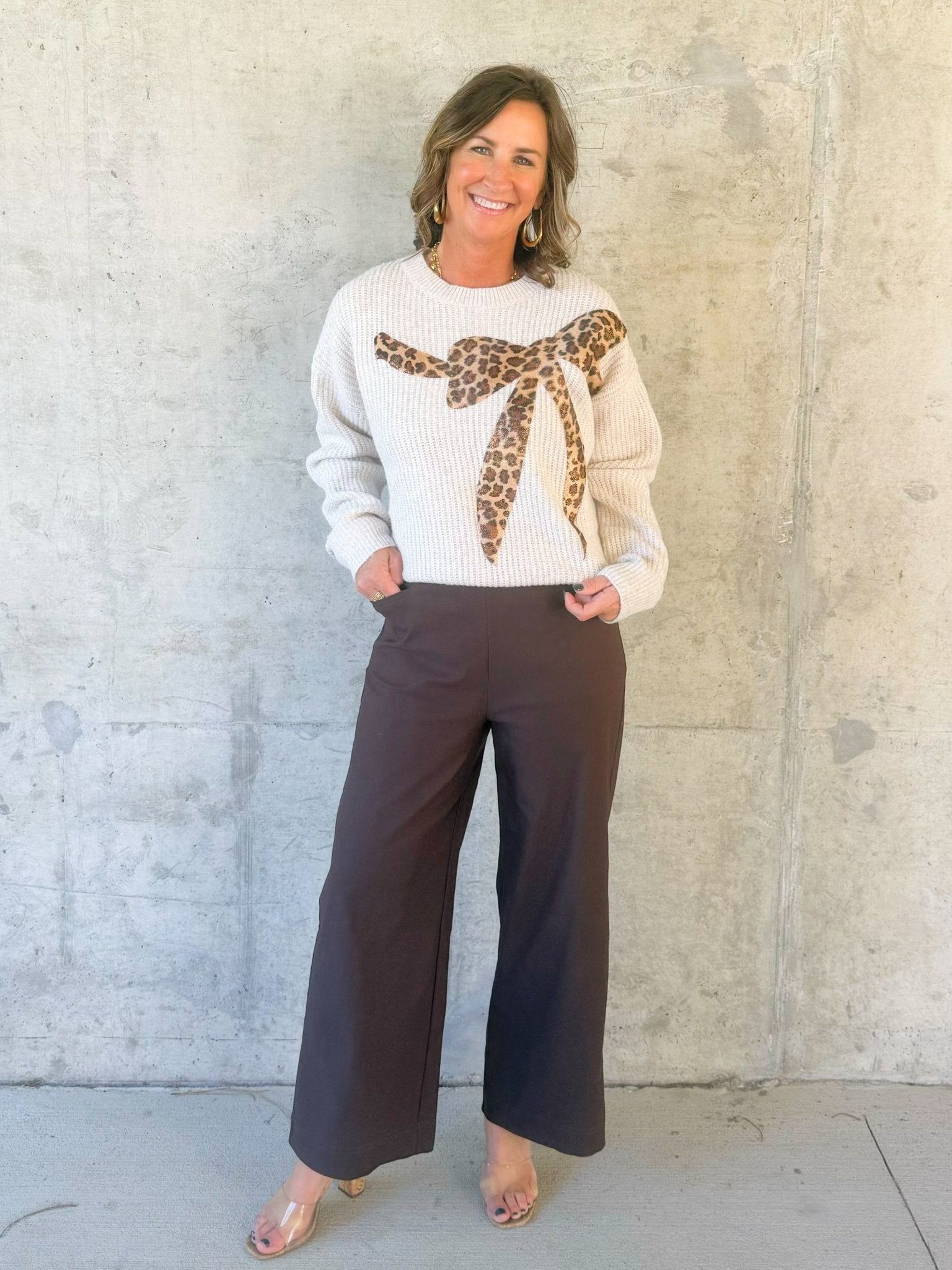 Espresso Avenue Wide Leg Pants - Jessi Jayne Boutique