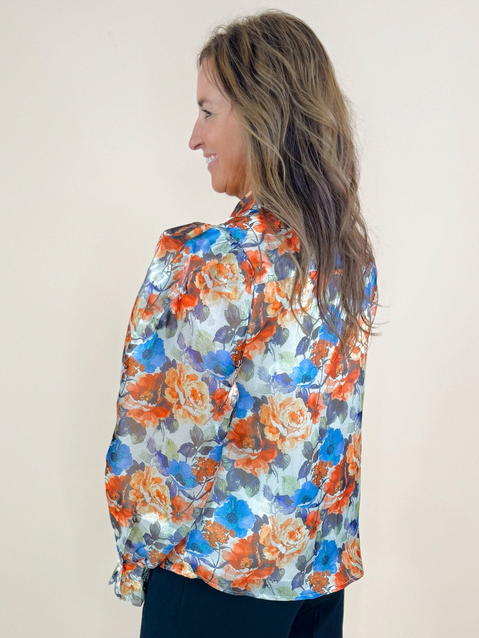 The Maren Floral Blousr - Jessi Jayne Boutique