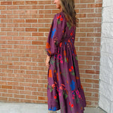 Elora Bloom Plum Maxi Dress - Jessi Jayne Boutique