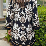 Golden Era Baroque Mini Dress - Jessi Jayne Boutique