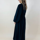 Midnight Grace Side - Slit Midi Dress - Jessi Jayne Boutique